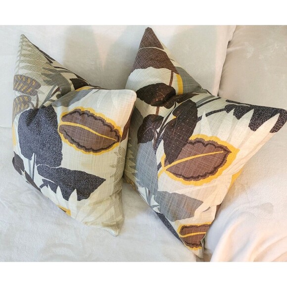 P/Kaufmann COSTA RICA DRIFTWOOD PAIR 22x22 Zippered Throw Pillow‎ Cover NEW - Picture 9 of 11